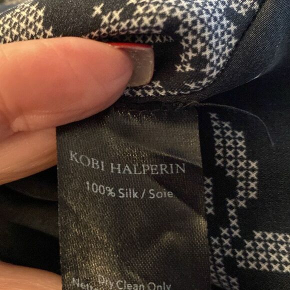 Kobi Halperin 100% silk tunic blouse, XS-S - Picture 10 of 10
